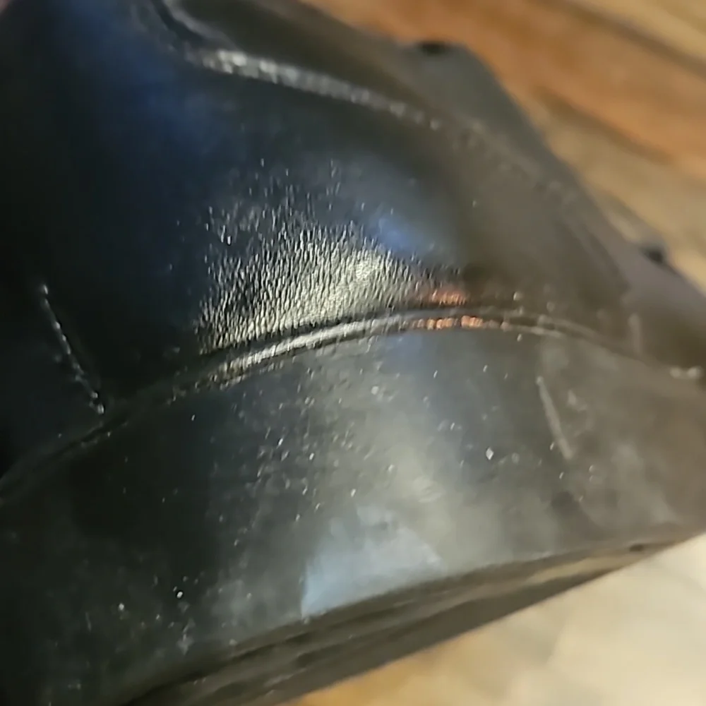 Belvedere Duke Dress Shoes Black Leather EUC 10.5D